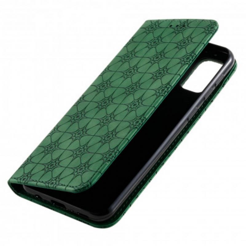 Flip Cover Samsung Galaxy M31 Fleurs Baroques