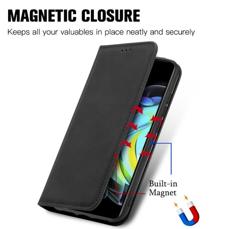 Flip Cover Motorola Edge 20 Skin-Touch Design