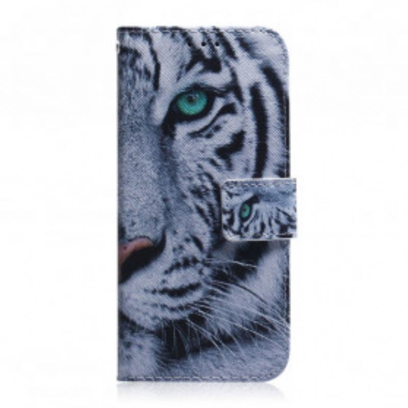 Housse Motorola Edge 20 Face de Tigre