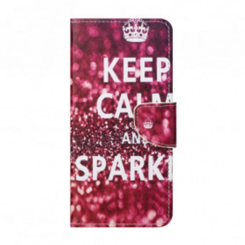 Housse Motorola Edge 20 Keep Calm and Sparkle