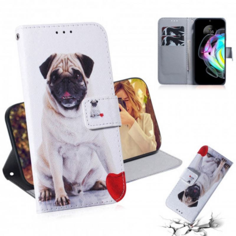 Housse Motorola Edge 20 Pug Dog