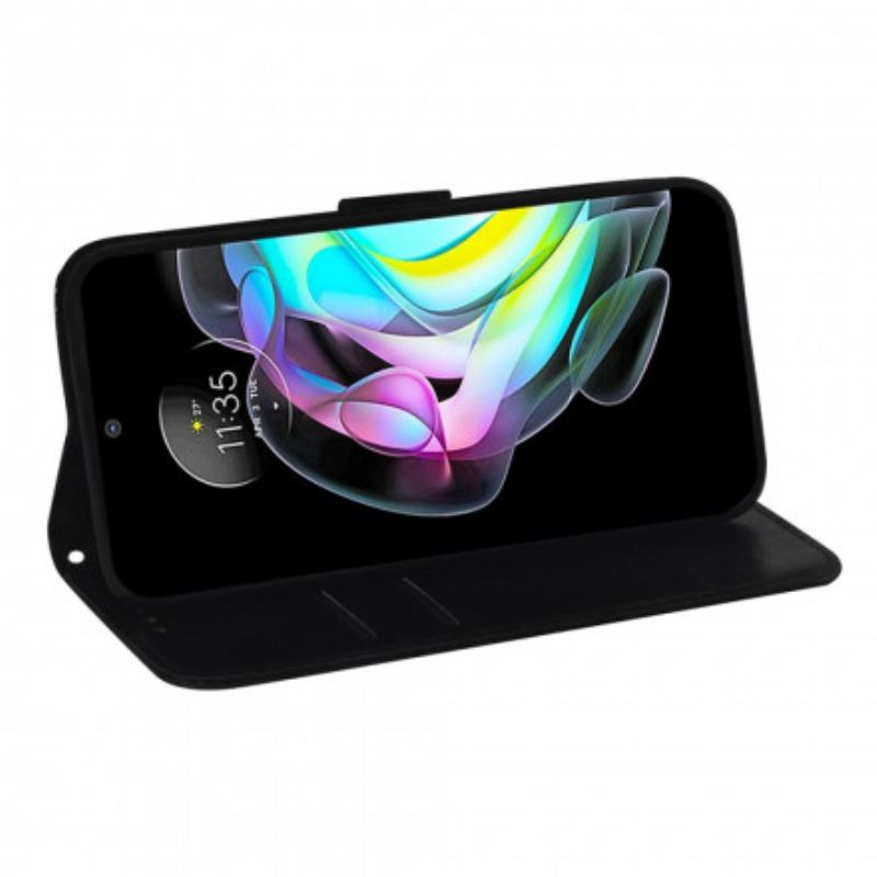 Housse Motorola Edge 20 Simili Cuir Couverture Miroir