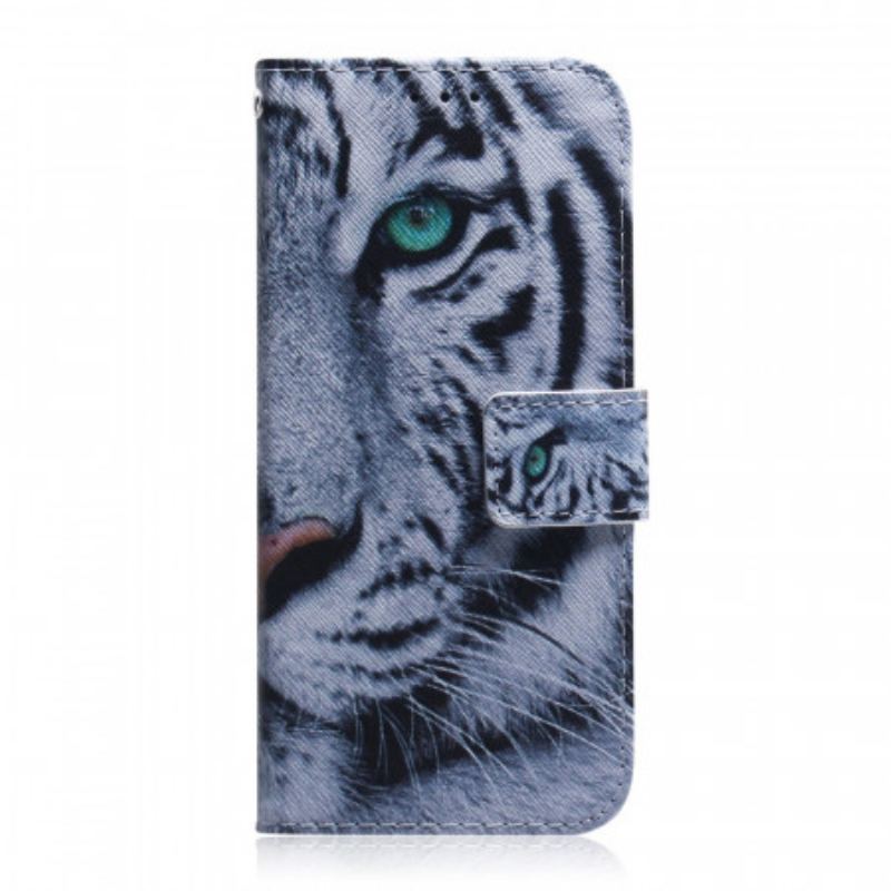 Housse Honor 50 Lite / Huawei Nova 8i Tigre Blanc