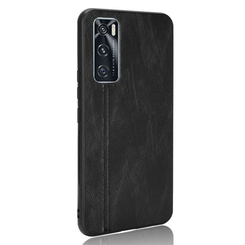 Coque Vivo Y70 Style Cuir Coutures