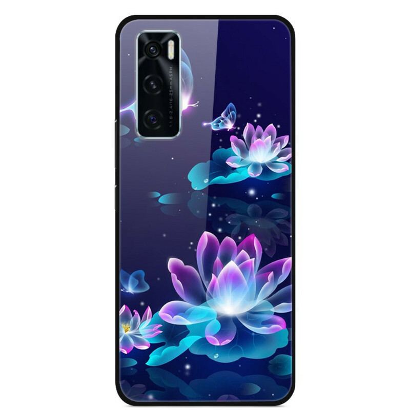 Coque Vivo Y70 Verre trempé Fleurs Fantaisie