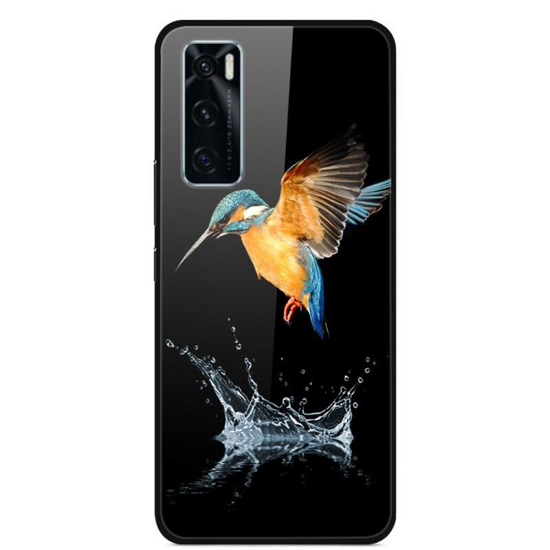 Coque Vivo Y70 Verre Trempé Oiseau Couronne