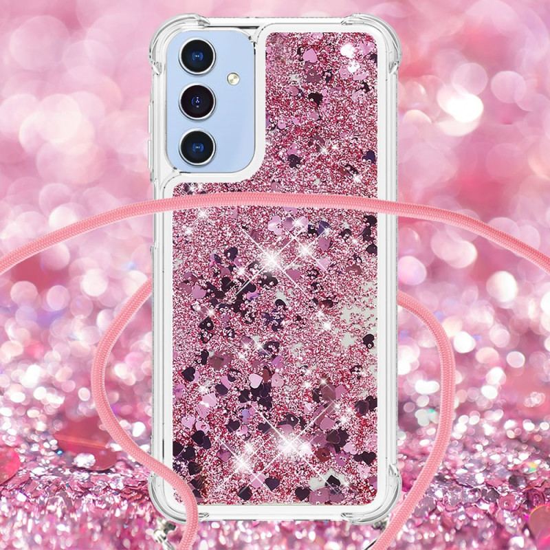 Coque à Cordon Samsung Galaxy A15 5G Paillettes