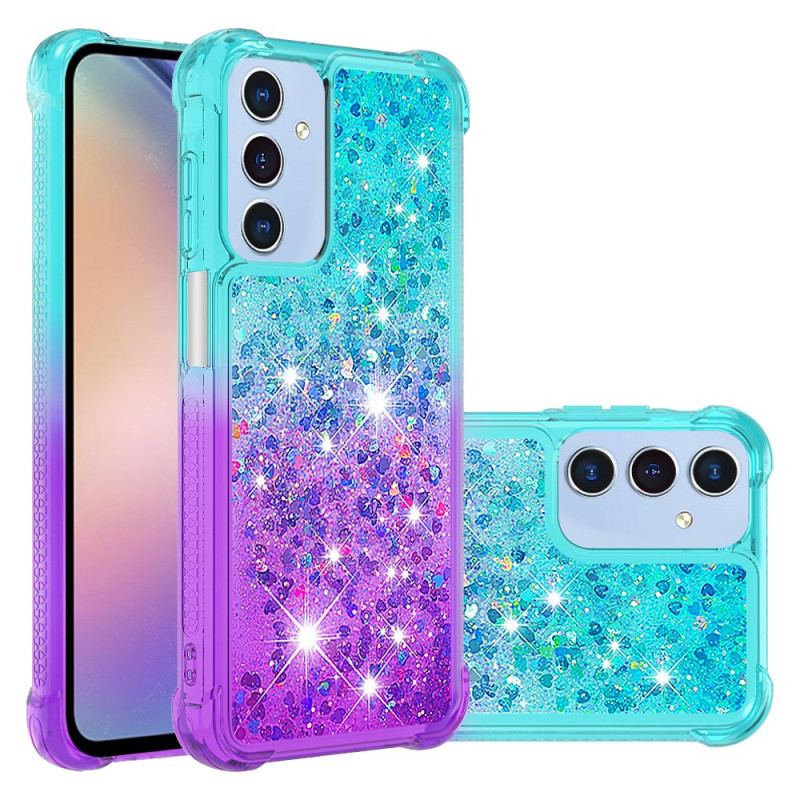 Coque Samsung Galaxy A15 5G Dégradé Paillettes