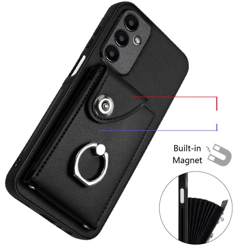 Coque Samsung Galaxy A15 5G Porte-Cartes à Soufflets