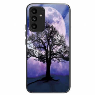 Coque Samsung Galaxy A15 5G / A15 Verre Trempé Arbre et Lune