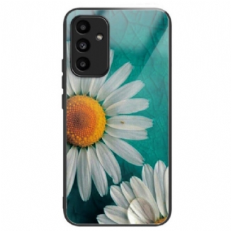 Coque Samsung Galaxy A15 5G / A15 Verre Trempé Marguerite