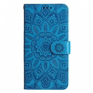 Housse Samsung Galaxy A15 5G Impression Mandala avec Lanière