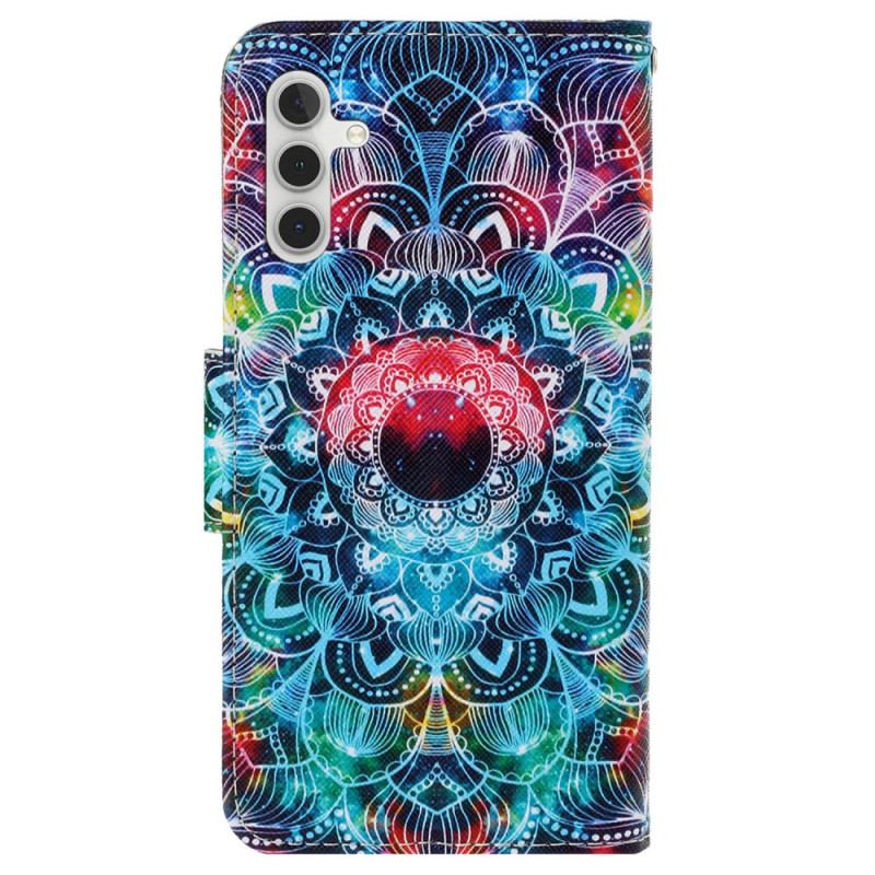 Housse Samsung Galaxy A15 5G Superbe Mandala à Lanière