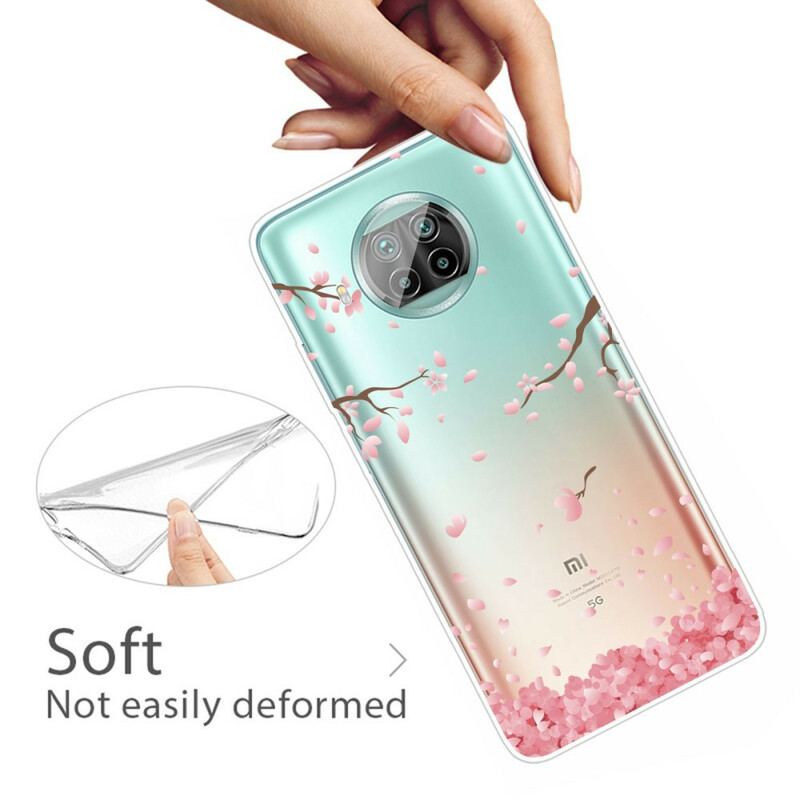 Coque Xiaomi Mi 10T Lite 5G / Redmi Note 9 Pro 5G Branches à Fleurs