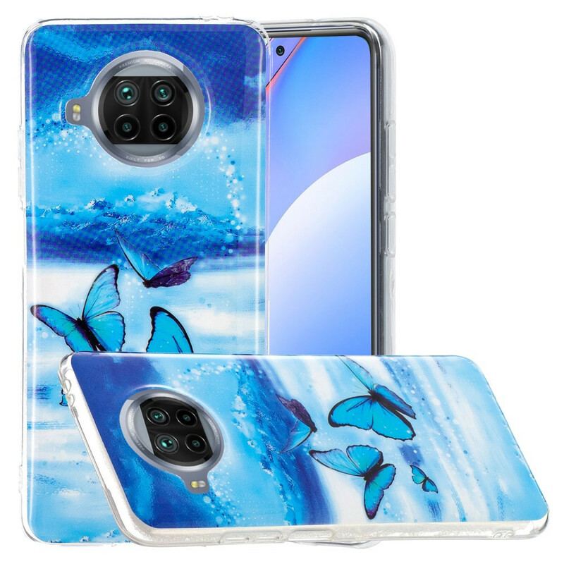 Coque Xiaomi Mi 10T Lite 5G / Redmi Note 9 Pro 5G Série Papillons Fluo