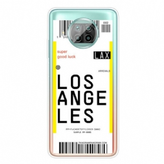 Coque Xiaomi Mi 10T Lite Boarding Pass to Los Angeles