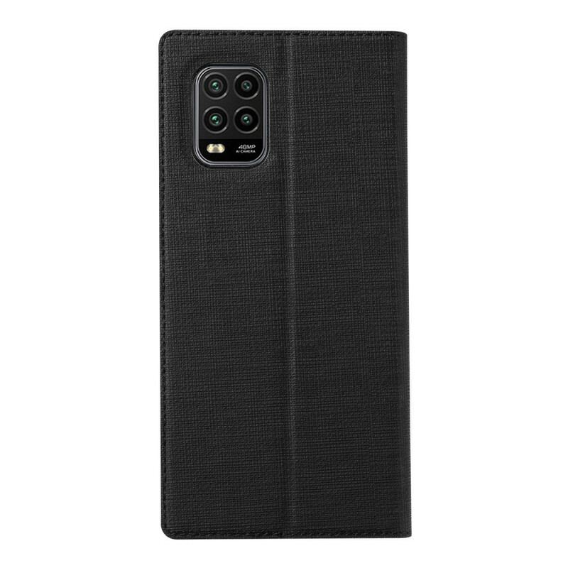 Flip Cover Xiaomi Mi 10 Lite 5G / Redmi Note 9 Pro 5G Texturée VILI DMX