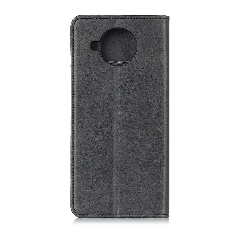 Flip Cover Xiaomi Mi 10T Lite 5G / Redmi Note 9 Pro 5G Cuir Fendu