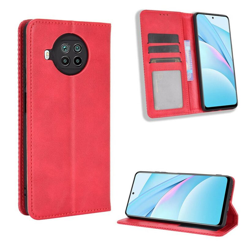 Flip Cover Xiaomi Mi 10T Lite 5G / Redmi Note 9 Pro 5G Effet Vintage