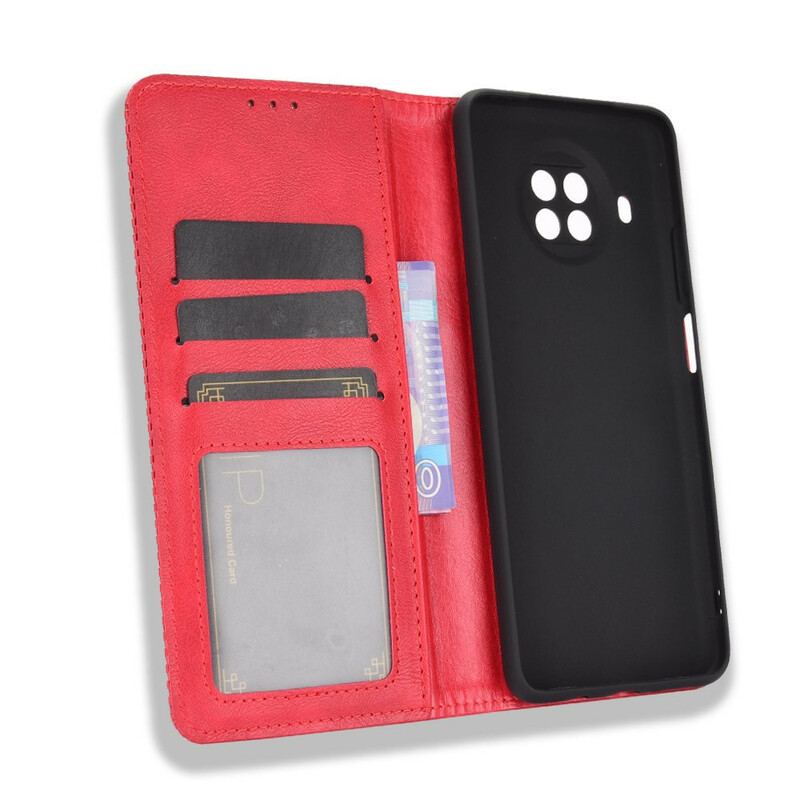 Flip Cover Xiaomi Mi 10T Lite 5G / Redmi Note 9 Pro 5G Effet Vintage