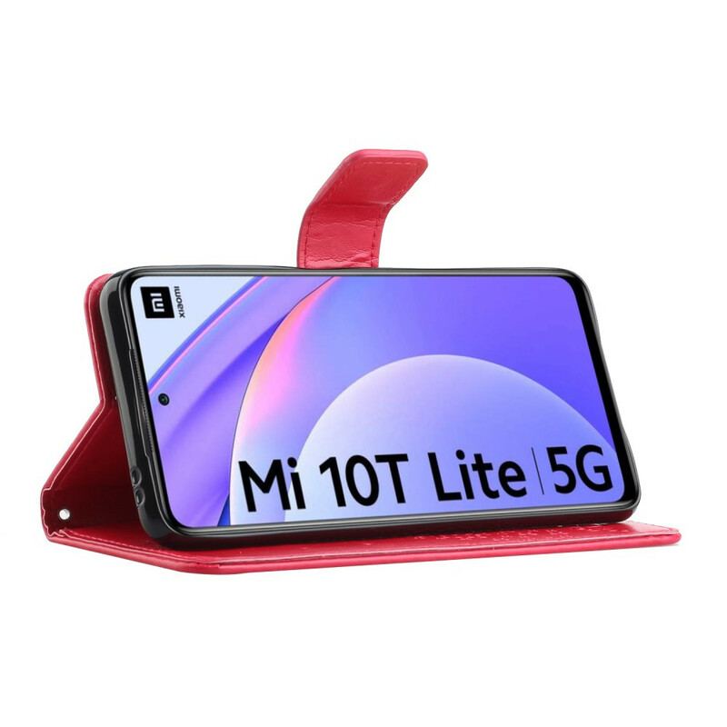 Housse Xiaomi Mi 10T Lite 5G / Redmi Note 9 Pro 5G Arbre et Hiboux à Lanière