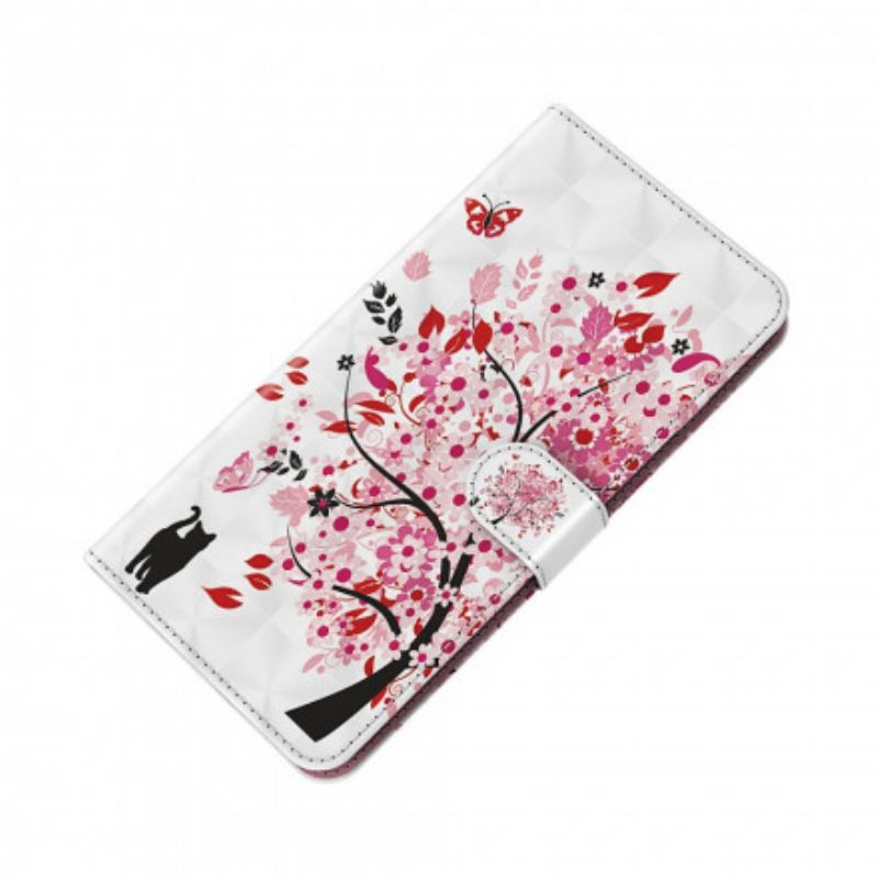 Housse Xiaomi Mi 10T Lite 5G / Redmi Note 9 Pro 5G Light Spot Arbre Rose