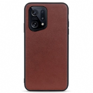 Coque Oppo Find X5 Cuir