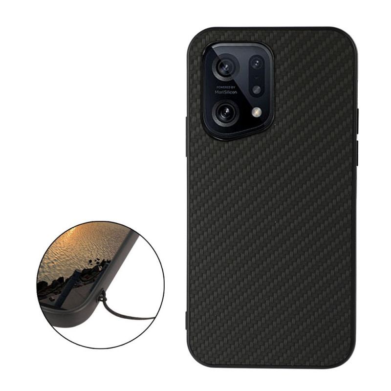 Coque Oppo Find X5 Fibre Carbone