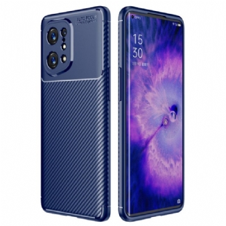 Coque Oppo Find X5 Flexible Fibre Carbone