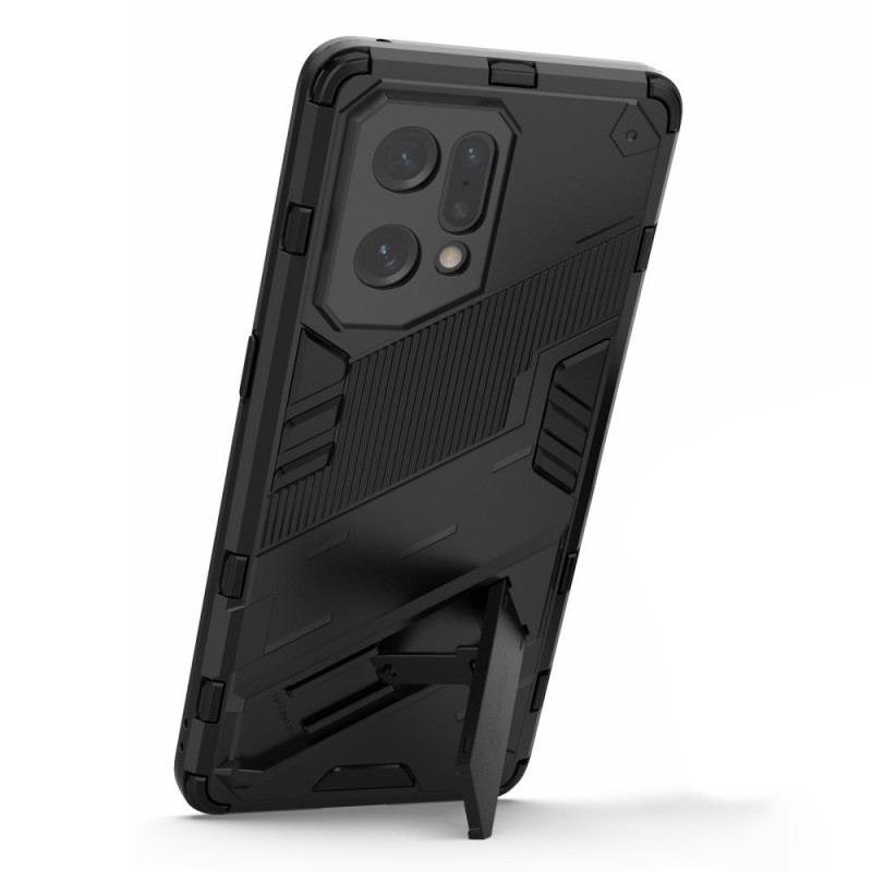 Coque Oppo Find X5 Support Amovible Deux Positions Mains Libres