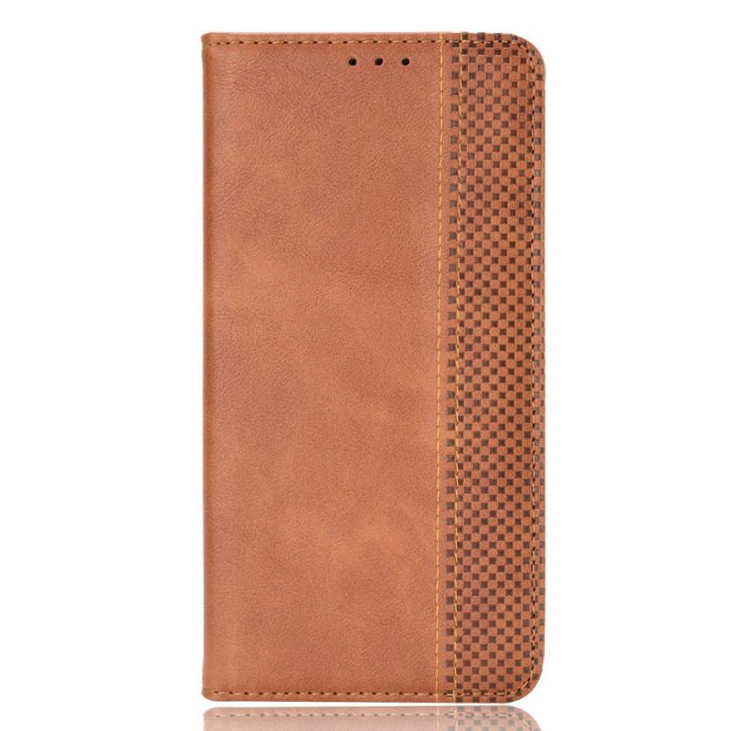 Flip Cover Oppo find X5 Effet Cuir Vintage Stylisé