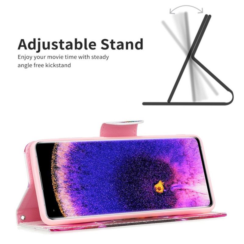 Housse Oppo Find X5 Fleur Aquarelle