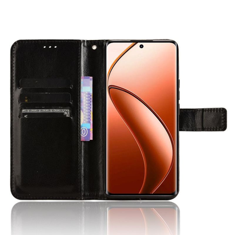 Housse Realme 12 Plus 5G Simili Cuir Flashy à Lanière