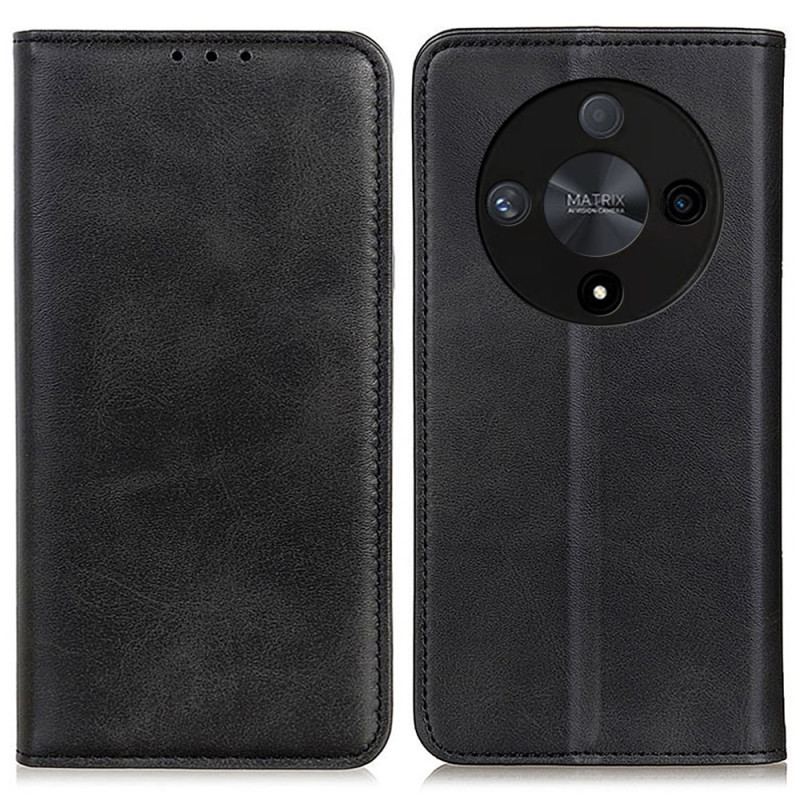 Flip Cover Honor Magic 6 Lite / X9b Cuir Fendu Classique