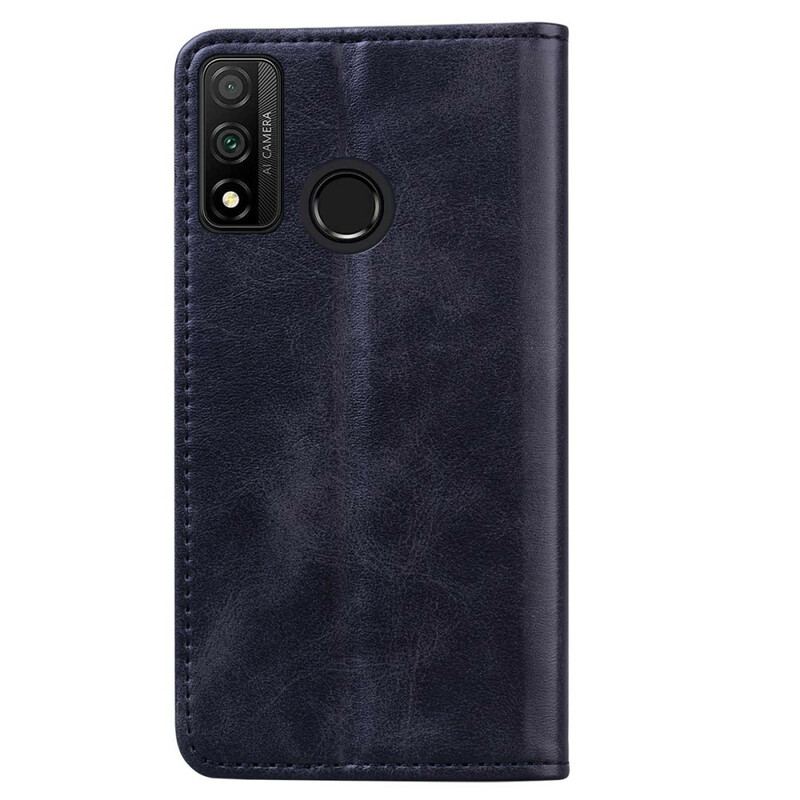 Flip Cover Huawei P Smart 2020 Effet Cuir Business Bicolore