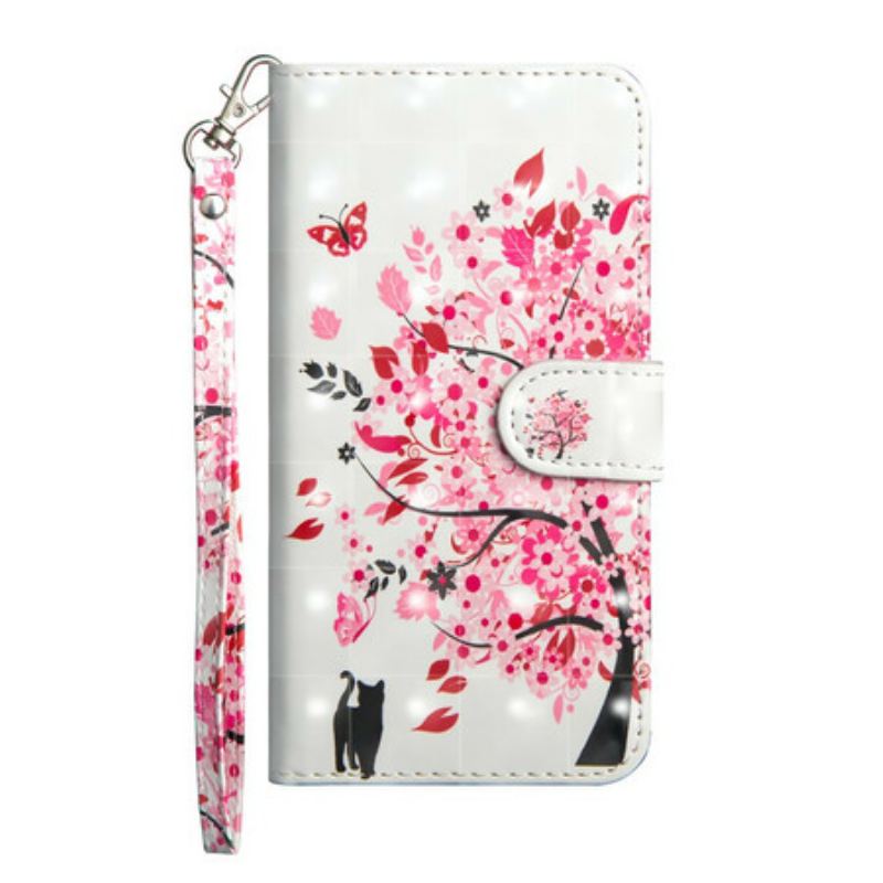 Housse Huawei P Smart 2020 Arbre Rose