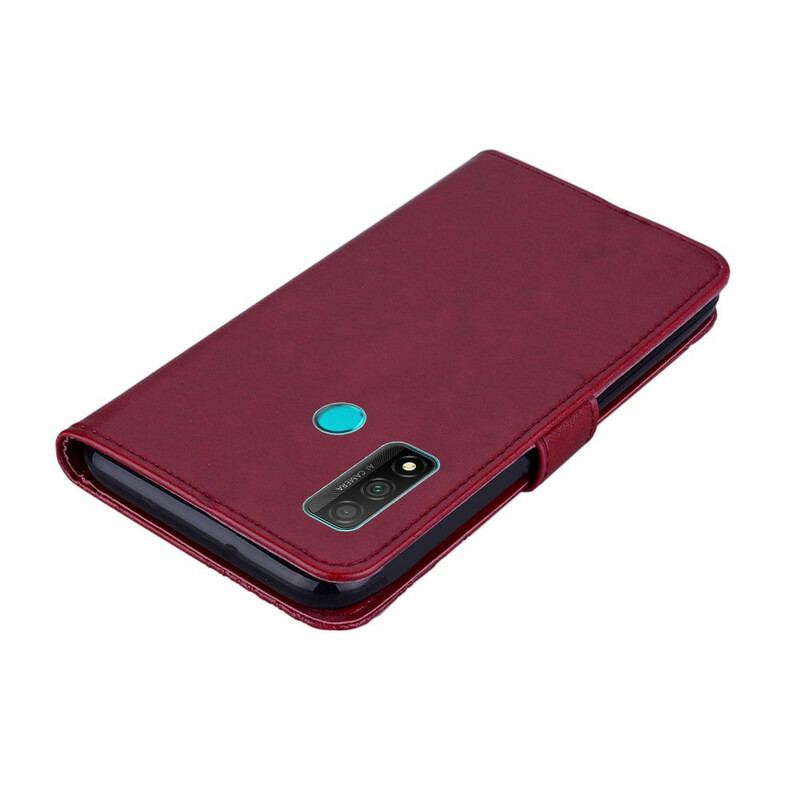 Housse Huawei P Smart 2020 Hibou Mandala et Breloque