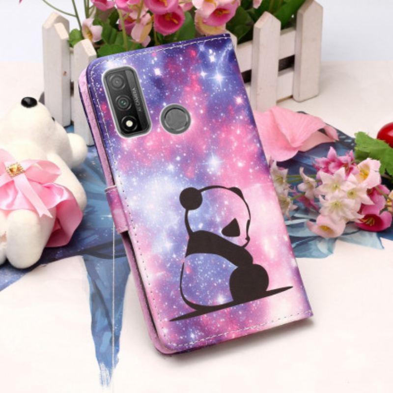 Housse Huawei P Smart 2020 Rêveries Panda à Lanière