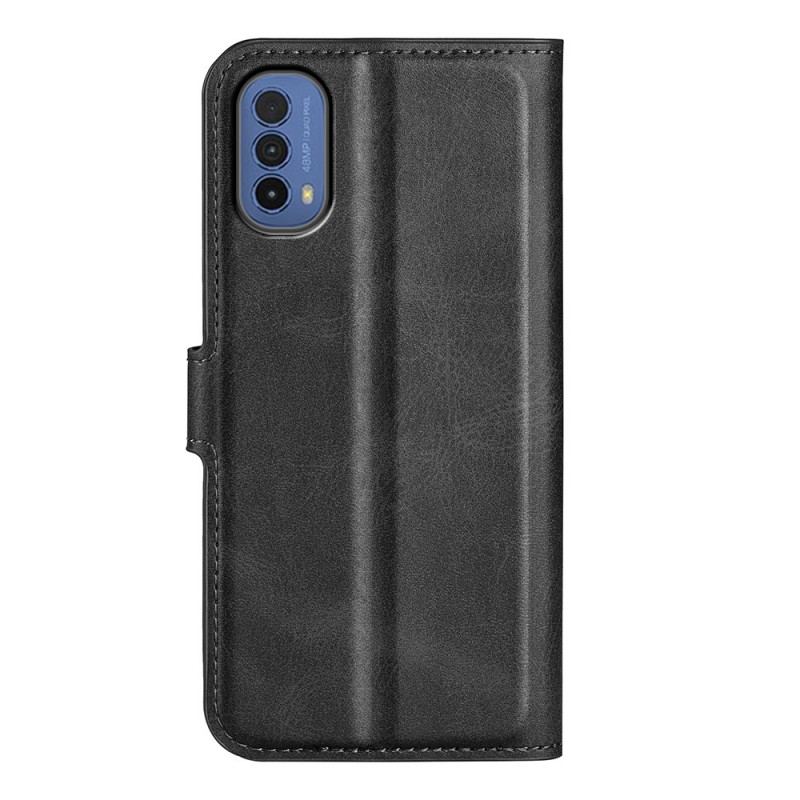 Housse Moto E40 / E30 / E20 Effet Cuir Slim Extrême