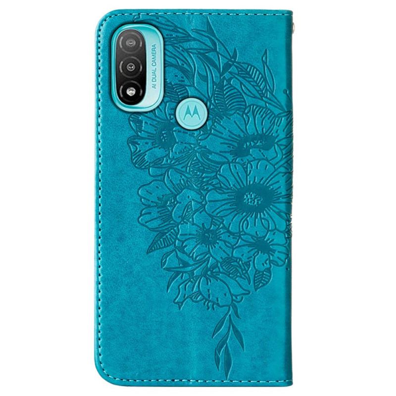 Housse Moto E40 / E30 / E20 Papillon Design