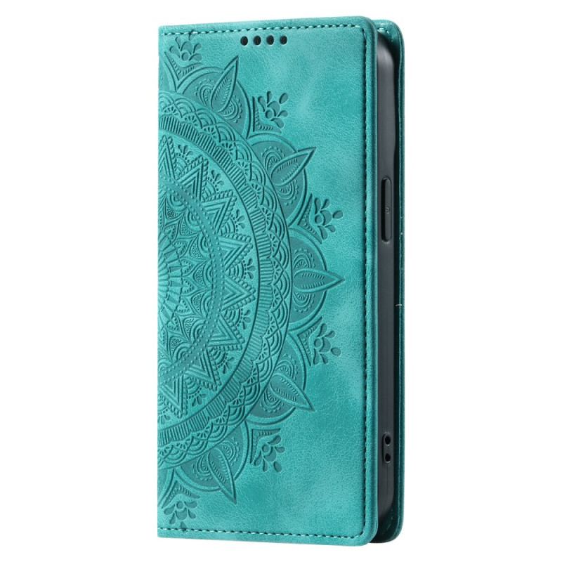 Flip Cover Xiaomi 14T Effet Daim Mandala