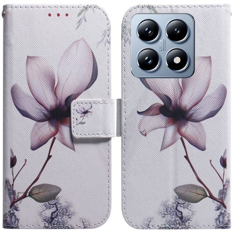 Housse Xiaomi 14T Fleur Rose