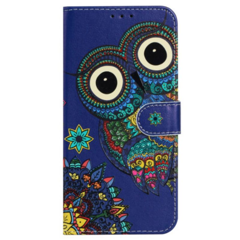 Housse Xiaomi 14T Hibou à Lanière