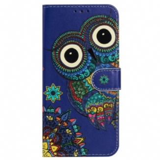 Housse Xiaomi 14T Hibou à Lanière