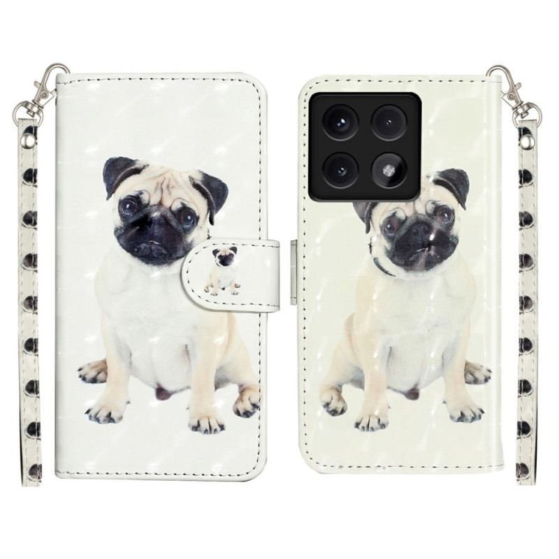 Housse Xiaomi 14T Motif Chien à Lanière