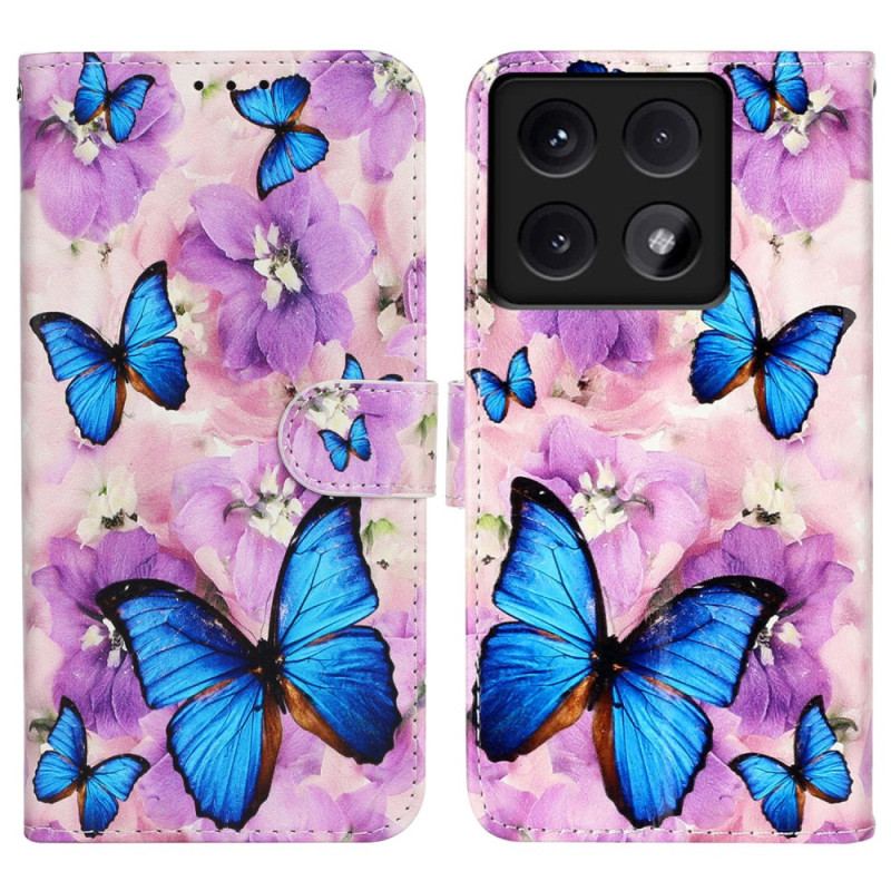 Housse Xiaomi 14T Motif Floral Premium