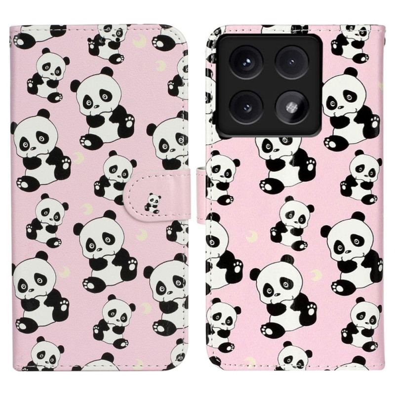 Housse Xiaomi 14T Pandas Premium