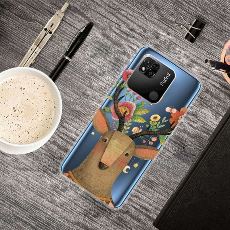 Coque Xiaomi Redmi 10A Cerf Tribal