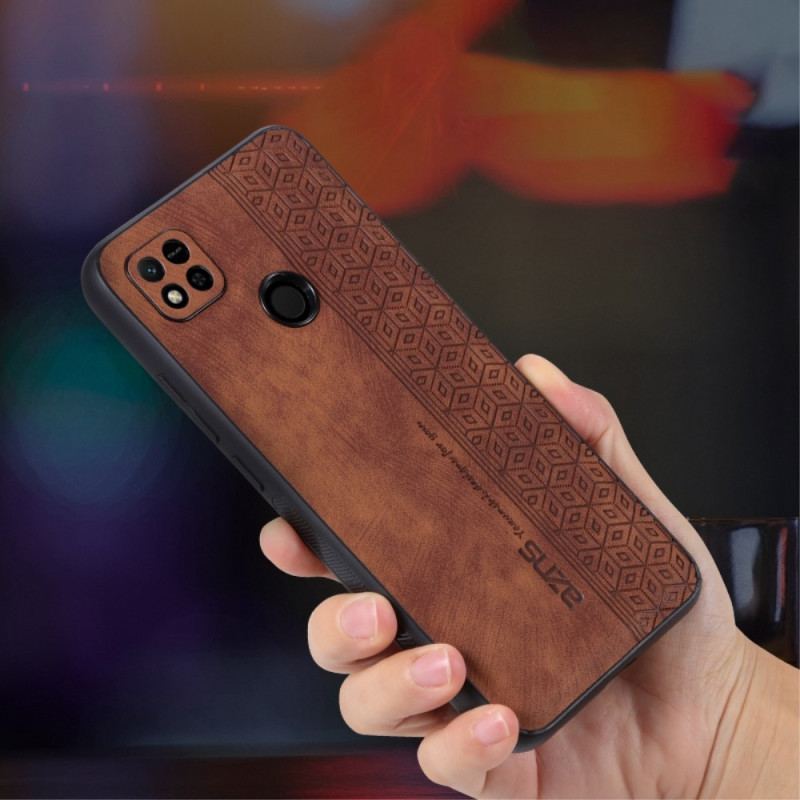 Coque Xiaomi Redmi 10A Effet Cuir AZNS