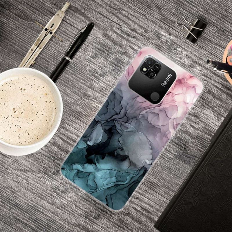 Coque Xiaomi Redmi 10A Marbre Aquarelle